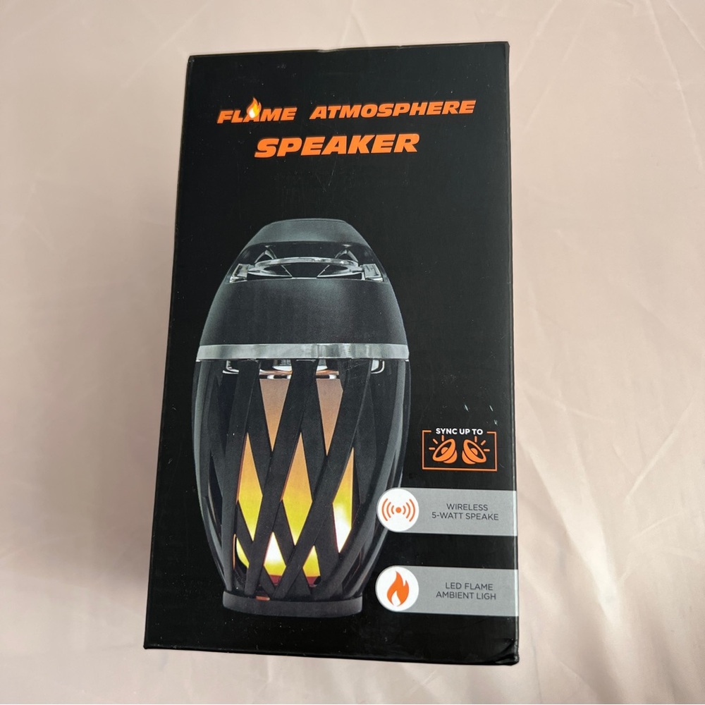 Flame Atmosphere Portable Bluetooth Indoor/Outdoor Wireless Speaker LED